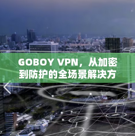 GOBOY VPN,从加密到防护的全场景解决方案 GOBOY VPN,从加密到防护的全场景解决方案
