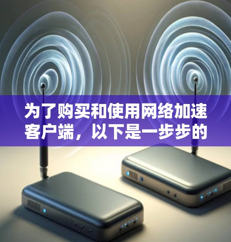 为了购买和使用网络加速客户端，以下是一步步的指南
