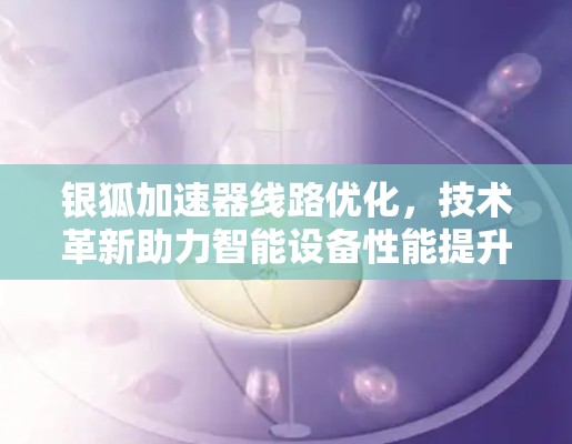 银狐加速器线路优化,技术革新助力智能设备性能提升 银狐加速器线路优化,技术革新助力智能设备性能提升