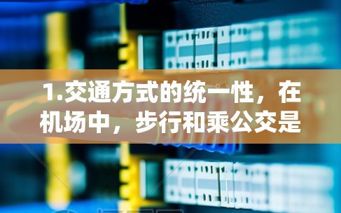 1.交通方式的统一性，在机场中，步行和乘公交是两种主要的交通方式。如果一元指的是将这两者在机场中更加高效地结合使用，减少等待时间，那么这可能意味着机场设计更优，设施更完善，让旅客更快到达目的地