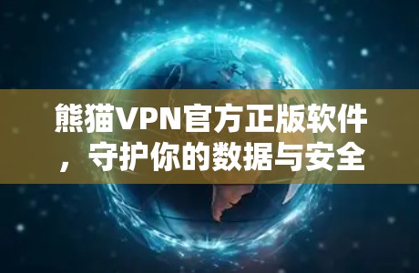 熊猫VPN官方正版软件，守护你的数据与安全