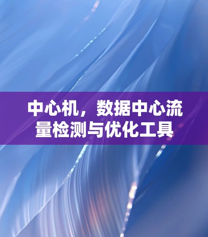 中心机，数据中心流量检测与优化工具