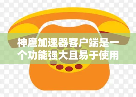 神鹰加速器客户端是一个功能强大且易于使用的加速工具，专为手机用户设计，旨在提升手机性能。以下是关于神鹰加速器客户端的详细分析