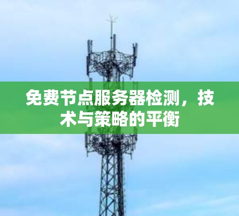 免费节点服务器检测，技术与策略的平衡